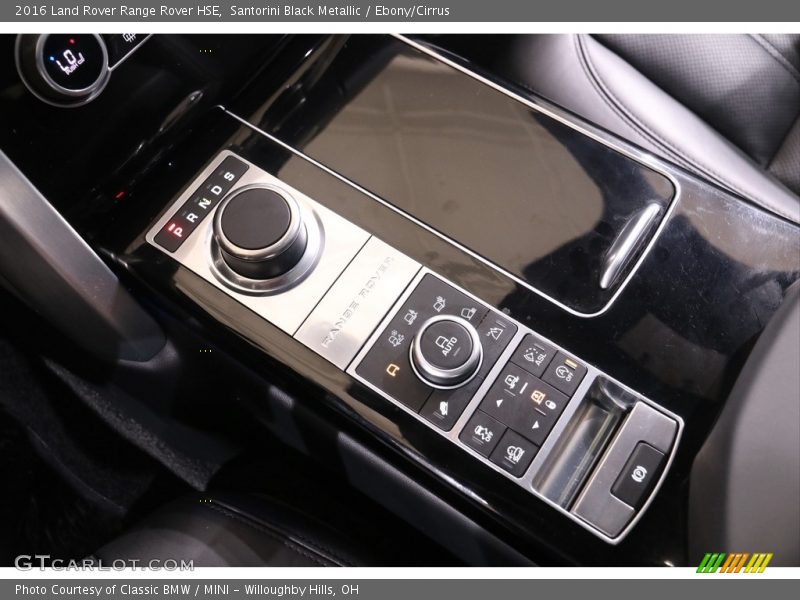 Santorini Black Metallic / Ebony/Cirrus 2016 Land Rover Range Rover HSE