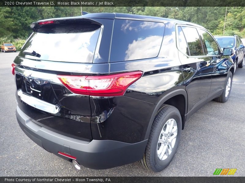 Mosaic Black Metallic / Jet Black 2020 Chevrolet Traverse LS