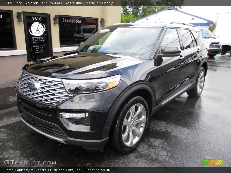 Agate Black Metallic / Ebony 2020 Ford Explorer Platinum 4WD