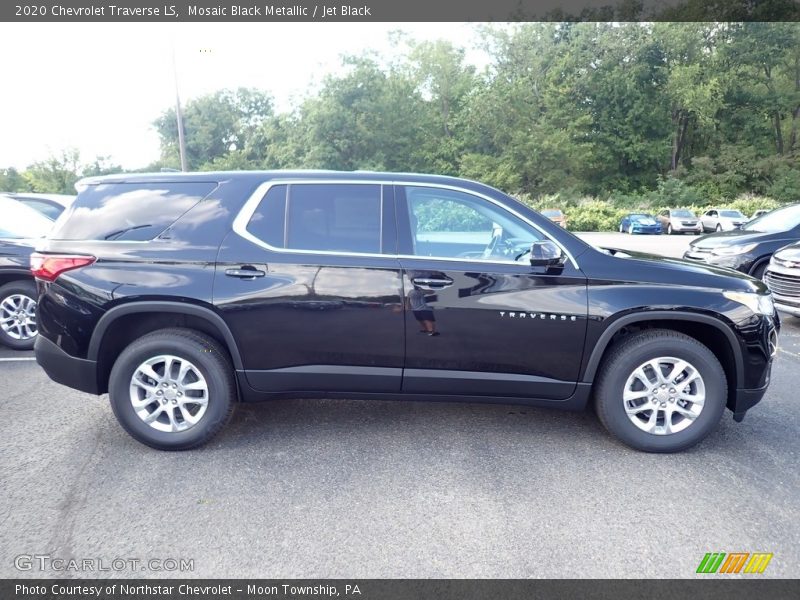 Mosaic Black Metallic / Jet Black 2020 Chevrolet Traverse LS