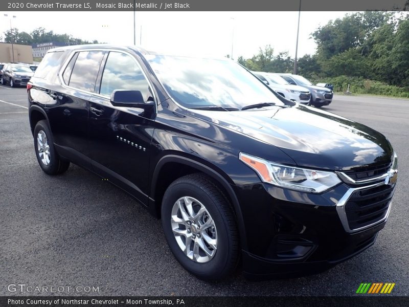Mosaic Black Metallic / Jet Black 2020 Chevrolet Traverse LS