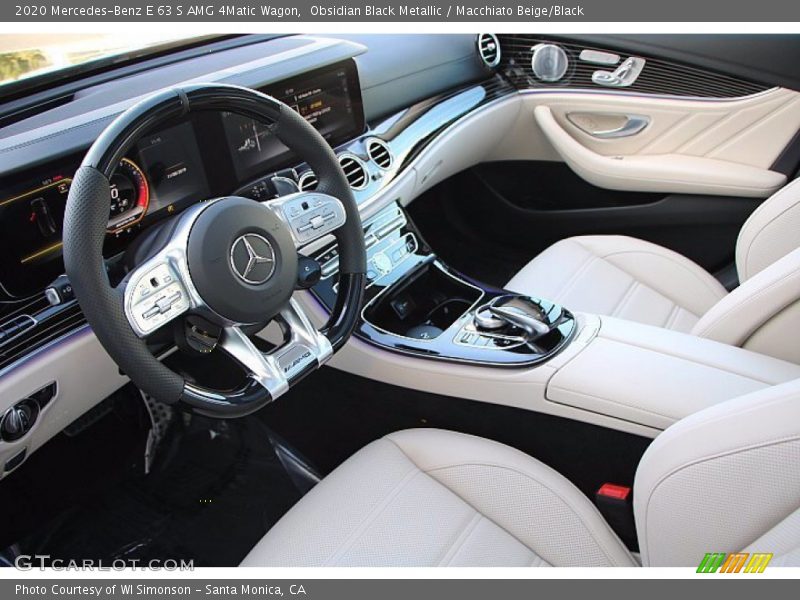 Obsidian Black Metallic / Macchiato Beige/Black 2020 Mercedes-Benz E 63 S AMG 4Matic Wagon