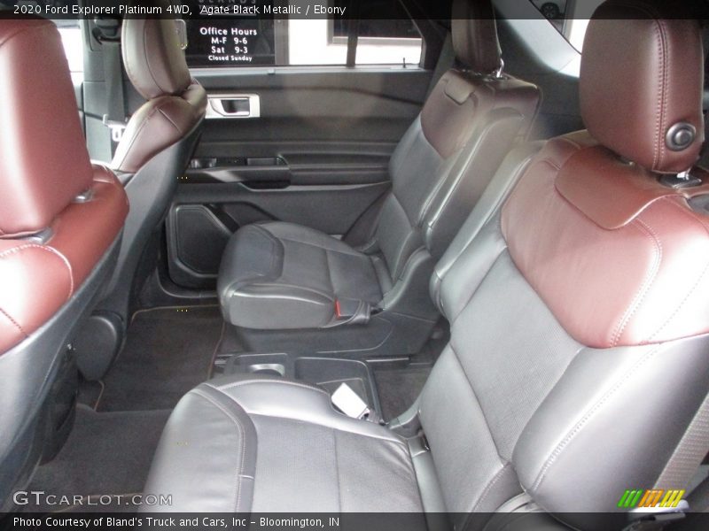 Rear Seat of 2020 Explorer Platinum 4WD