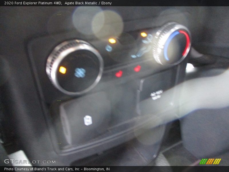 Agate Black Metallic / Ebony 2020 Ford Explorer Platinum 4WD
