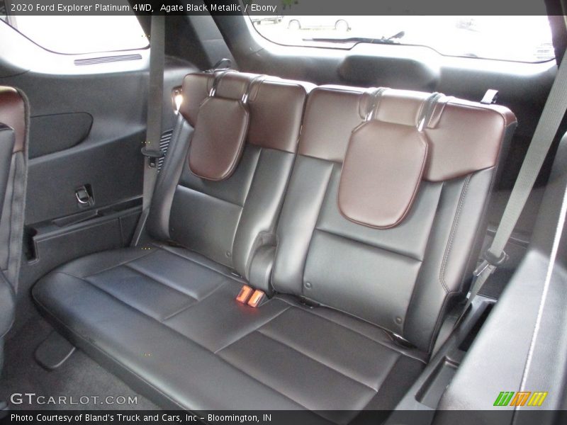 Rear Seat of 2020 Explorer Platinum 4WD