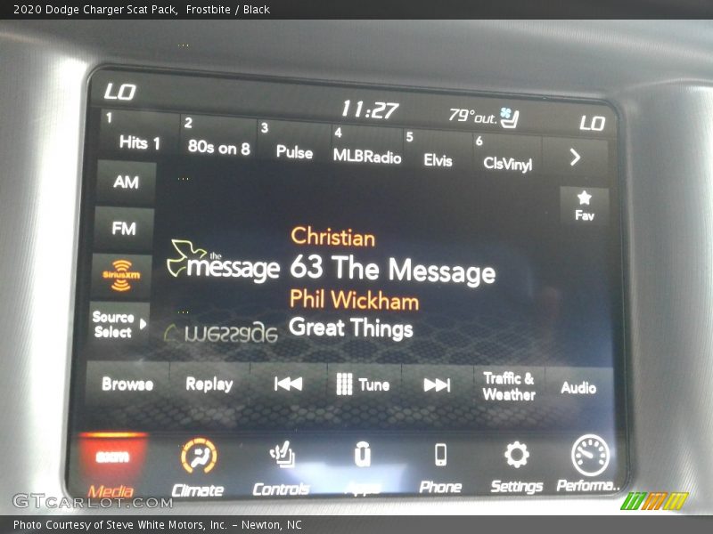 Frostbite / Black 2020 Dodge Charger Scat Pack