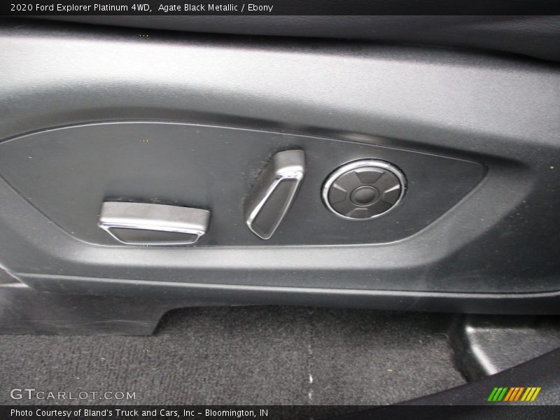 Agate Black Metallic / Ebony 2020 Ford Explorer Platinum 4WD