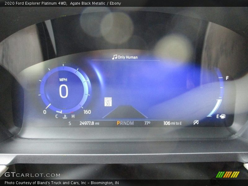 Agate Black Metallic / Ebony 2020 Ford Explorer Platinum 4WD