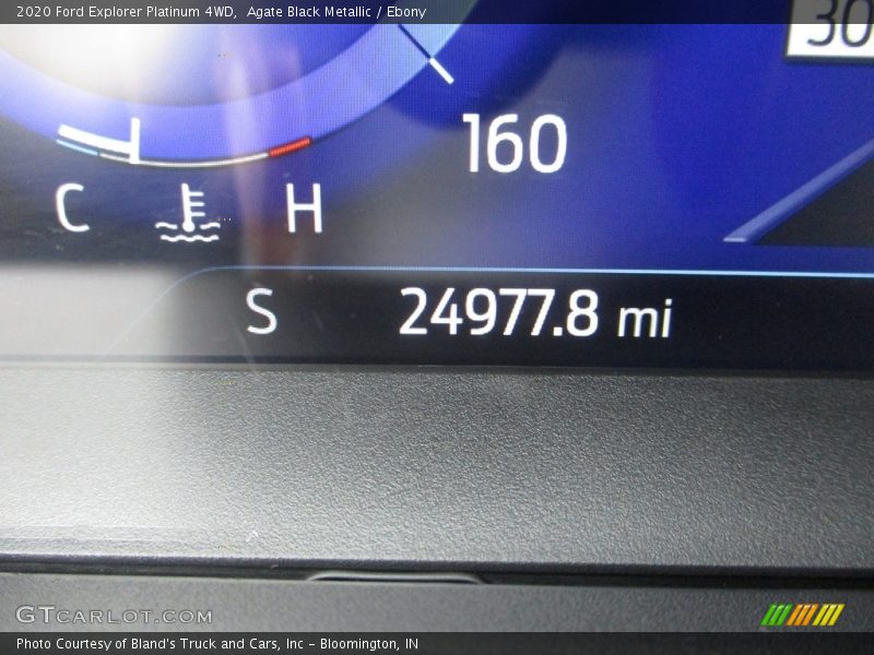 Agate Black Metallic / Ebony 2020 Ford Explorer Platinum 4WD