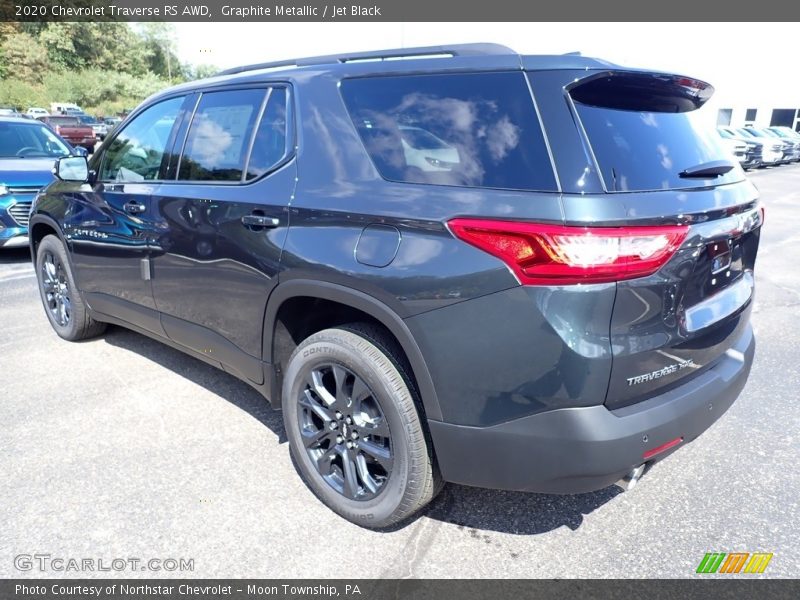 Graphite Metallic / Jet Black 2020 Chevrolet Traverse RS AWD