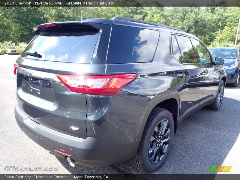 Graphite Metallic / Jet Black 2020 Chevrolet Traverse RS AWD