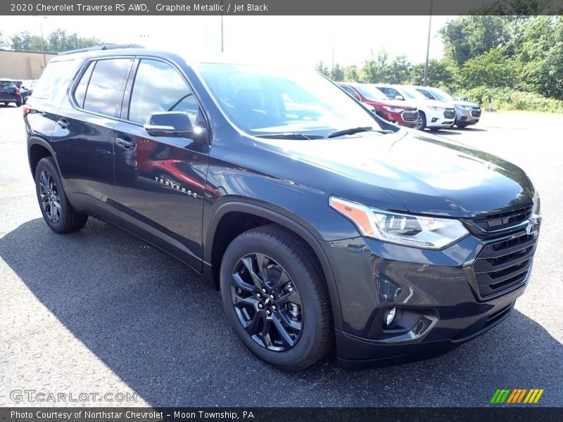 Graphite Metallic / Jet Black 2020 Chevrolet Traverse RS AWD