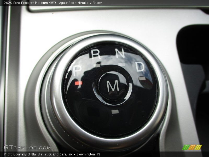 Agate Black Metallic / Ebony 2020 Ford Explorer Platinum 4WD
