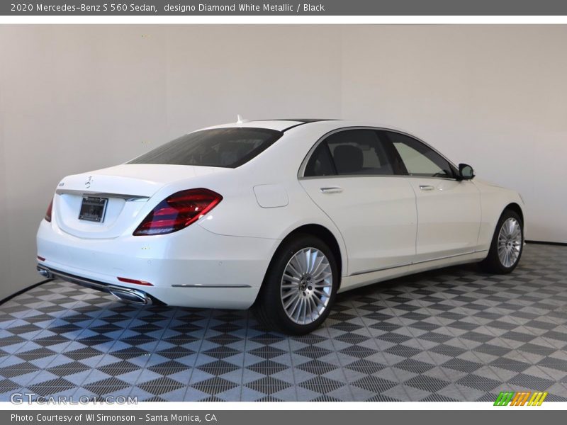 designo Diamond White Metallic / Black 2020 Mercedes-Benz S 560 Sedan