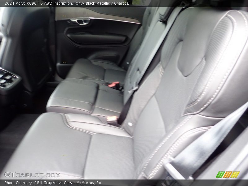 Onyx Black Metallic / Charcoal 2021 Volvo XC90 T6 AWD Inscription