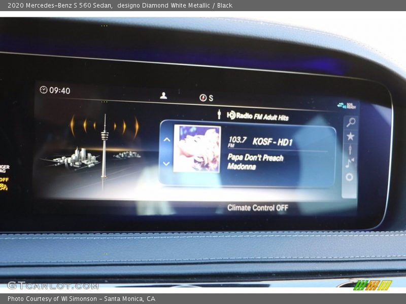 designo Diamond White Metallic / Black 2020 Mercedes-Benz S 560 Sedan