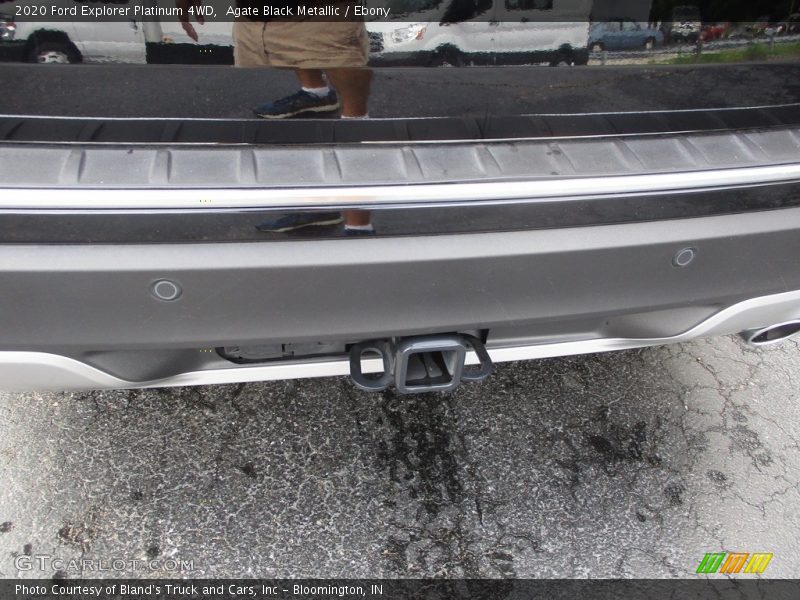 Agate Black Metallic / Ebony 2020 Ford Explorer Platinum 4WD