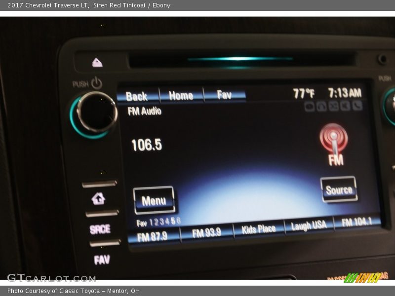 Siren Red Tintcoat / Ebony 2017 Chevrolet Traverse LT