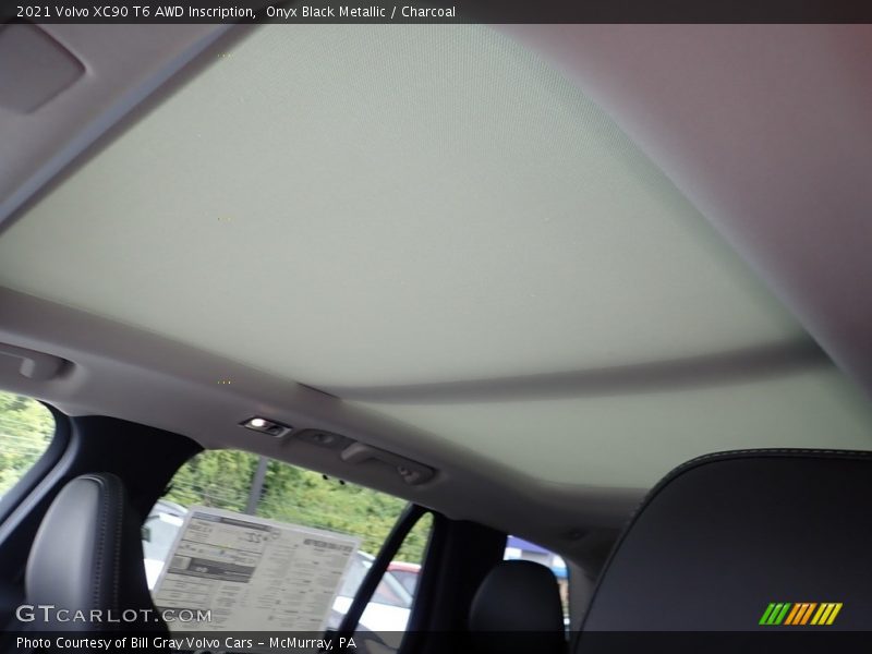 Onyx Black Metallic / Charcoal 2021 Volvo XC90 T6 AWD Inscription