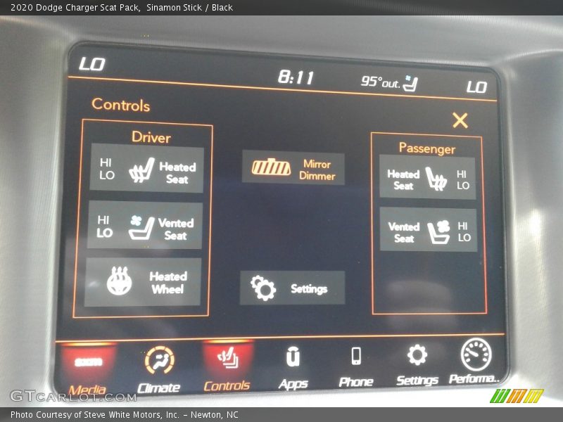 Sinamon Stick / Black 2020 Dodge Charger Scat Pack