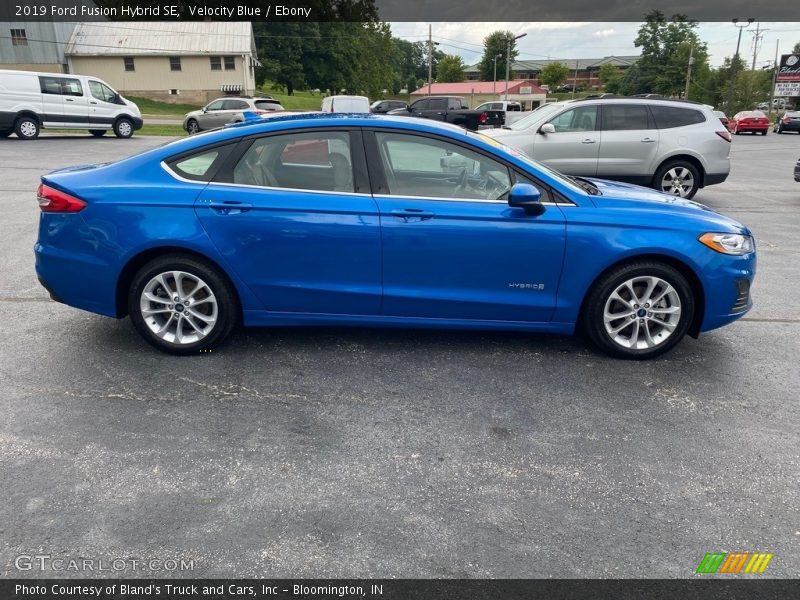 Velocity Blue / Ebony 2019 Ford Fusion Hybrid SE
