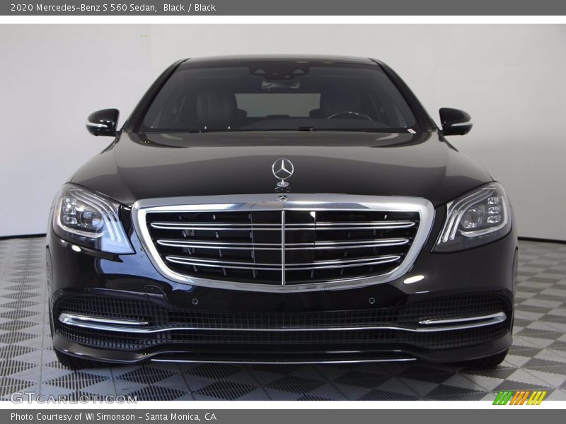 Black / Black 2020 Mercedes-Benz S 560 Sedan