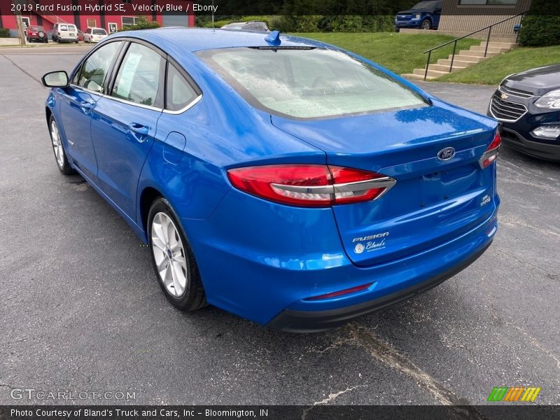 Velocity Blue / Ebony 2019 Ford Fusion Hybrid SE