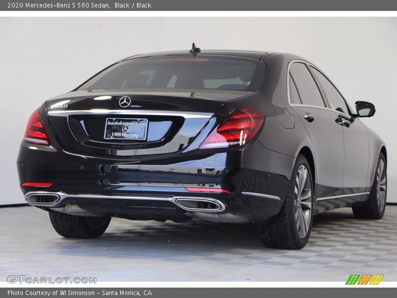 Black / Black 2020 Mercedes-Benz S 560 Sedan