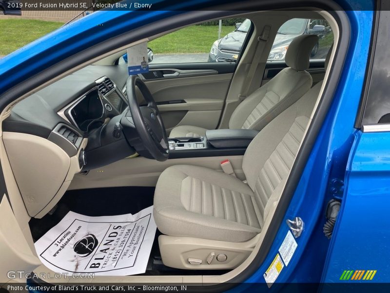 Velocity Blue / Ebony 2019 Ford Fusion Hybrid SE