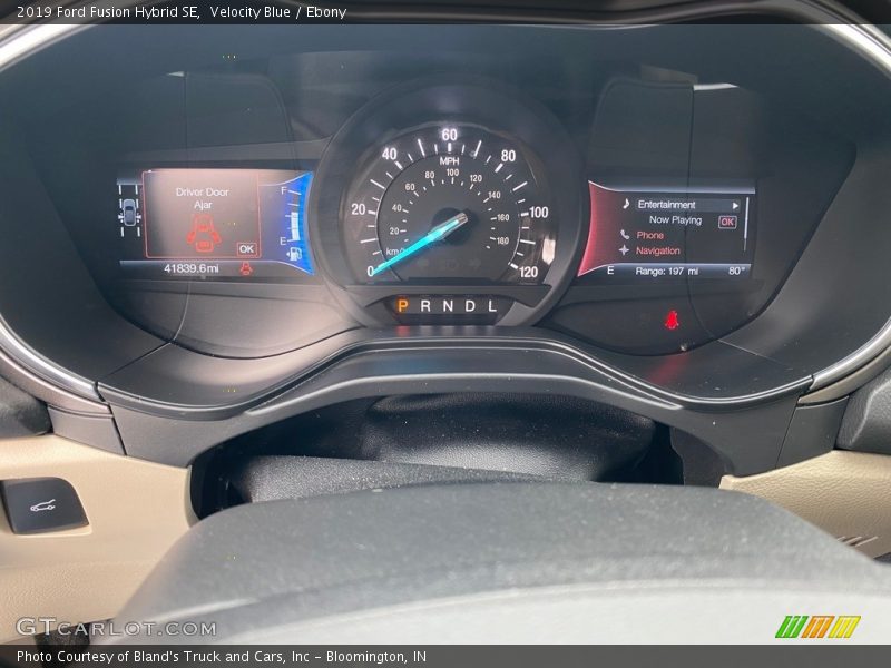 Velocity Blue / Ebony 2019 Ford Fusion Hybrid SE