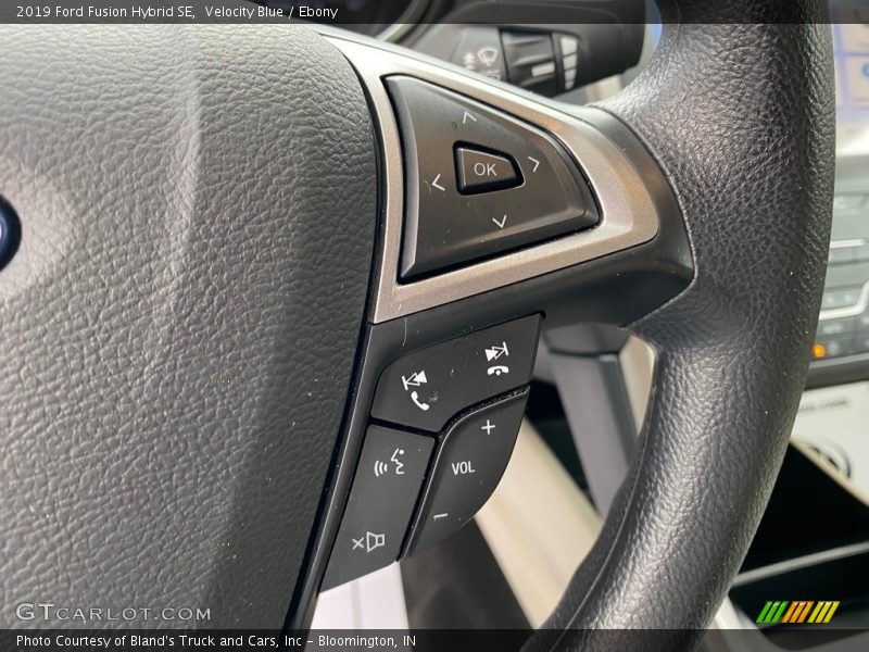 Velocity Blue / Ebony 2019 Ford Fusion Hybrid SE
