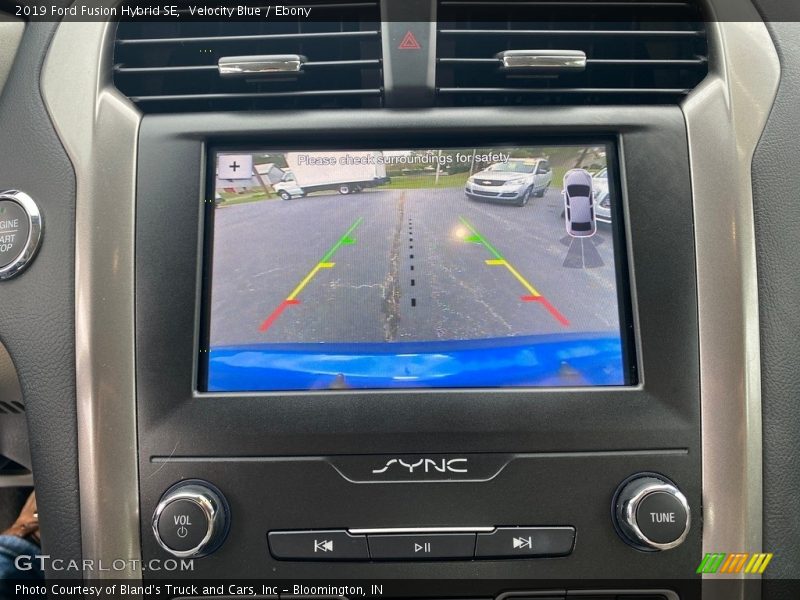 Velocity Blue / Ebony 2019 Ford Fusion Hybrid SE