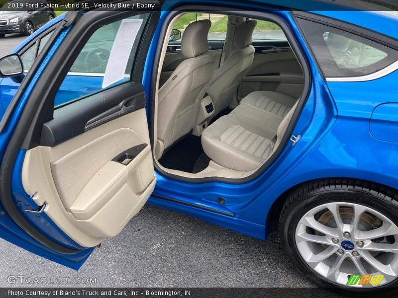 Velocity Blue / Ebony 2019 Ford Fusion Hybrid SE