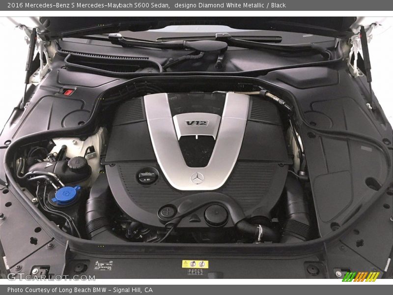  2016 S Mercedes-Maybach S600 Sedan Engine - 6.0 Liter biturbo SOHC 36-Valve V12