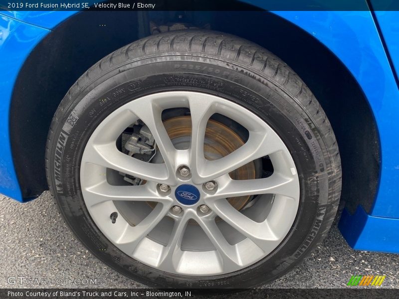 Velocity Blue / Ebony 2019 Ford Fusion Hybrid SE