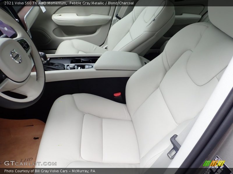 Front Seat of 2021 S60 T6 AWD Momentum
