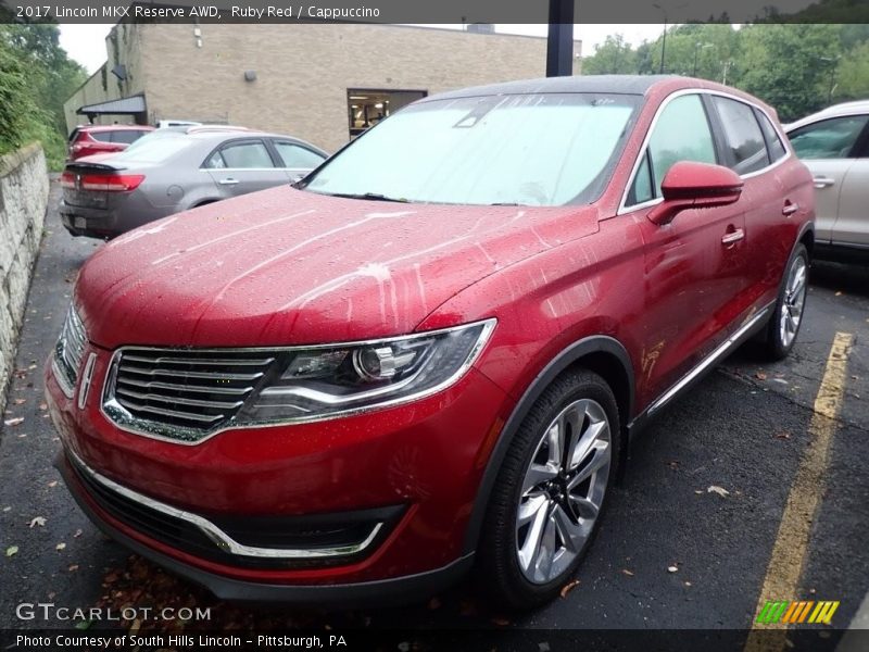 Ruby Red / Cappuccino 2017 Lincoln MKX Reserve AWD