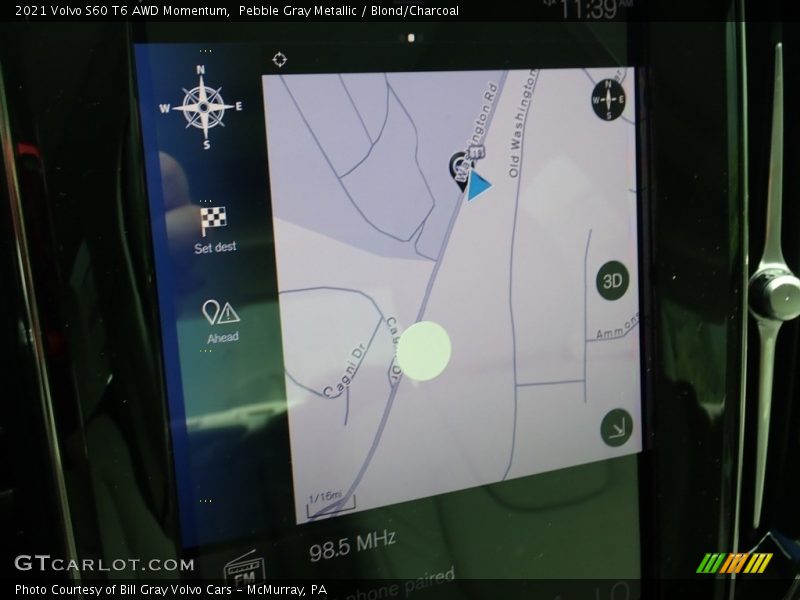 Navigation of 2021 S60 T6 AWD Momentum