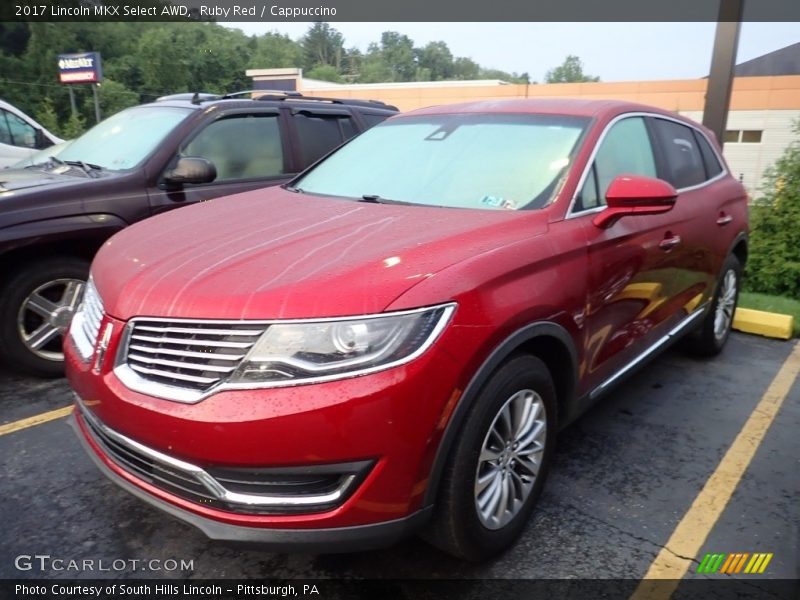 Ruby Red / Cappuccino 2017 Lincoln MKX Select AWD