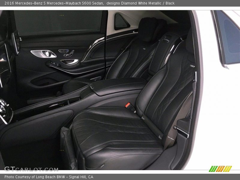 Rear Seat of 2016 S Mercedes-Maybach S600 Sedan