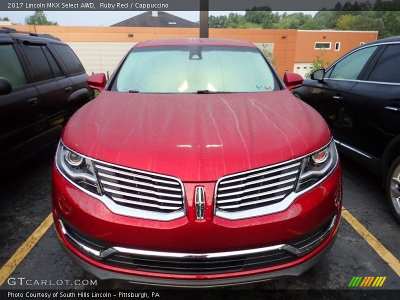 Ruby Red / Cappuccino 2017 Lincoln MKX Select AWD