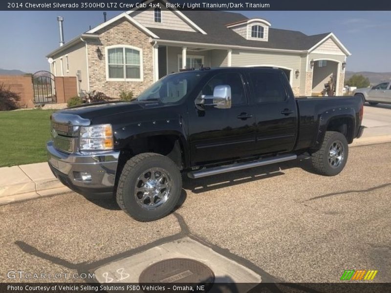 Black / Light Titanium/Dark Titanium 2014 Chevrolet Silverado 3500HD LTZ Crew Cab 4x4