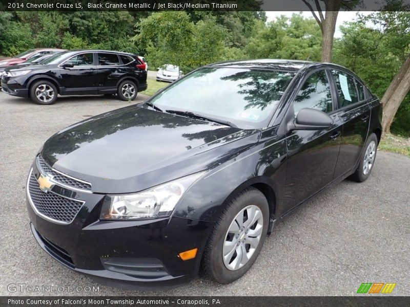 Black Granite Metallic / Jet Black/Medium Titanium 2014 Chevrolet Cruze LS