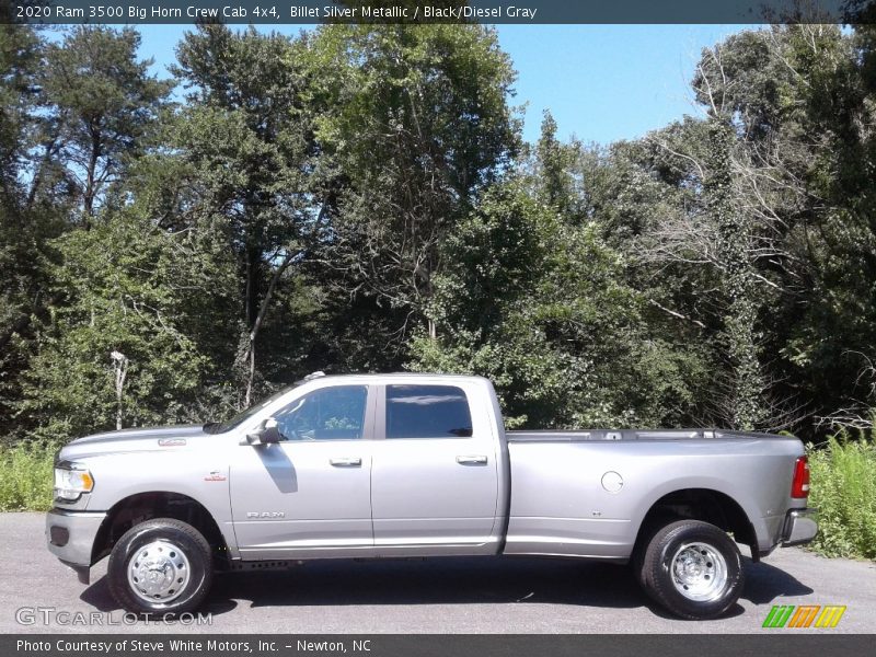 Billet Silver Metallic / Black/Diesel Gray 2020 Ram 3500 Big Horn Crew Cab 4x4