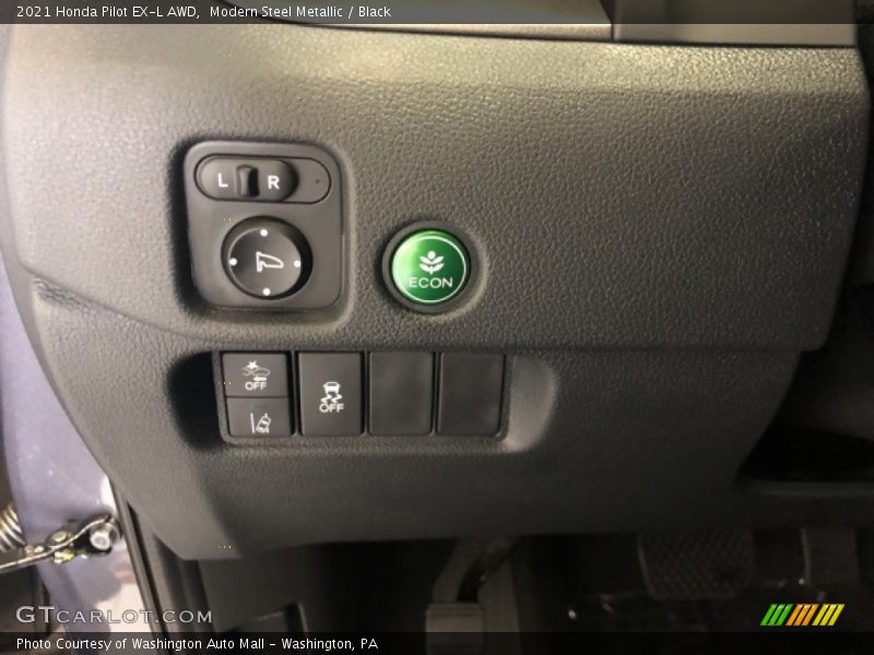 Modern Steel Metallic / Black 2021 Honda Pilot EX-L AWD