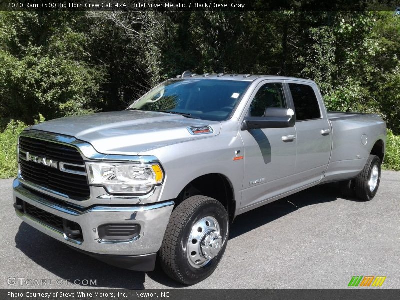 Billet Silver Metallic / Black/Diesel Gray 2020 Ram 3500 Big Horn Crew Cab 4x4