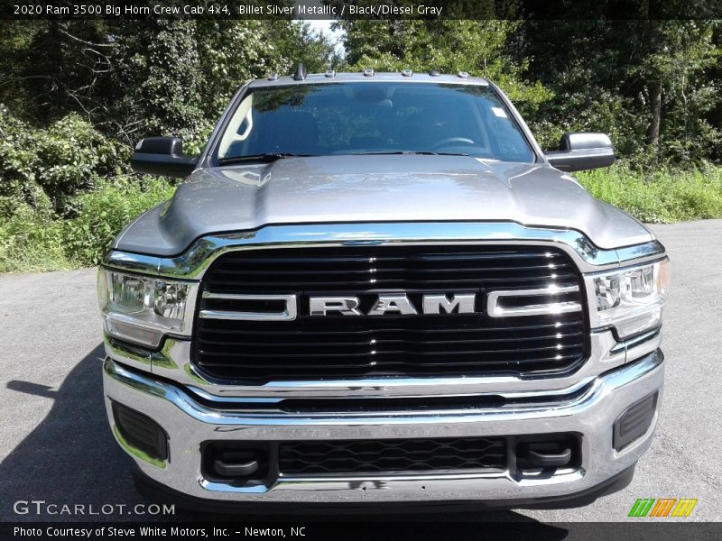 Billet Silver Metallic / Black/Diesel Gray 2020 Ram 3500 Big Horn Crew Cab 4x4