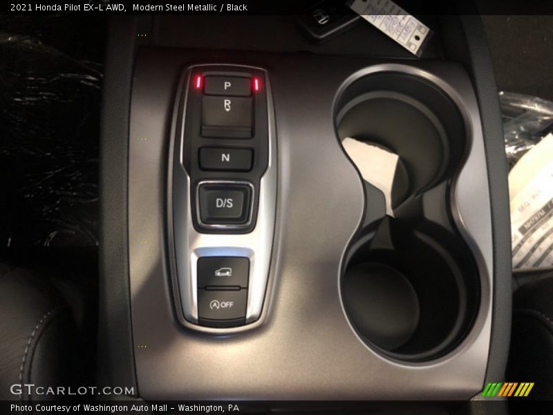 Modern Steel Metallic / Black 2021 Honda Pilot EX-L AWD