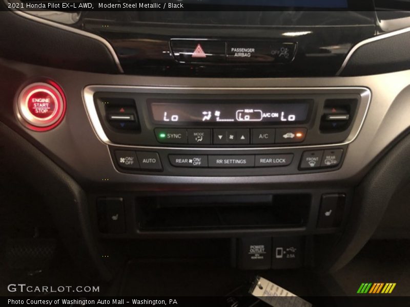 Modern Steel Metallic / Black 2021 Honda Pilot EX-L AWD