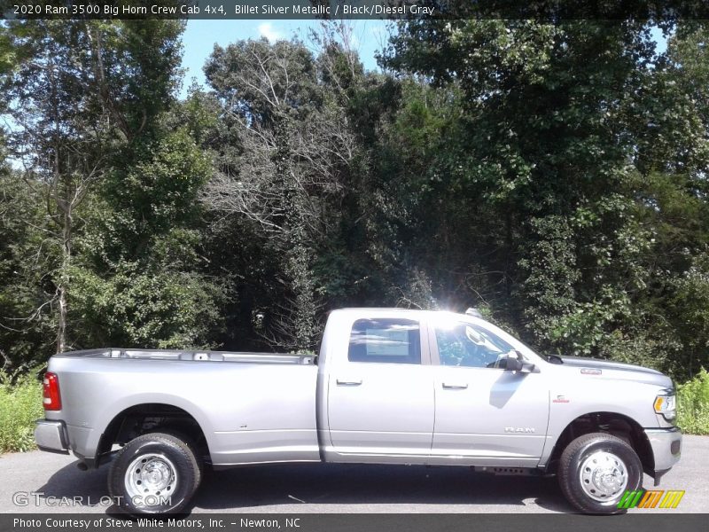 Billet Silver Metallic / Black/Diesel Gray 2020 Ram 3500 Big Horn Crew Cab 4x4